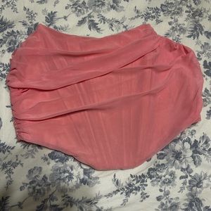 Pink Strapless Crop Top!
